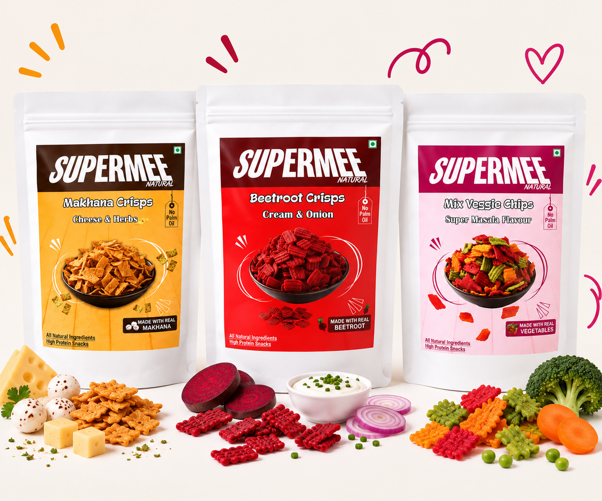 SUPERMEE All Flavours Chips - Pack of 3