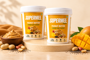 Two Supermee Mango Chia Peanut Butter jars — Buy 1 Get 1 Free, two jars for ₹489