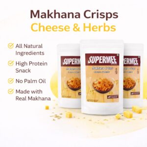 Supermee Natural Makhana Crisps – Pack of 3